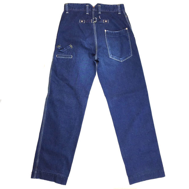 быстрое решение *POLO JEANS COMPANY*W30 джинсы Polo джинсы мужской сделано в Японии одна сторона poke повреждение обработка Vintage стиль sinchi задний рабочие брюки 