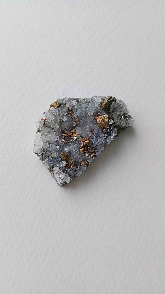 天然石 黄銅鉱 黄鉄鉱