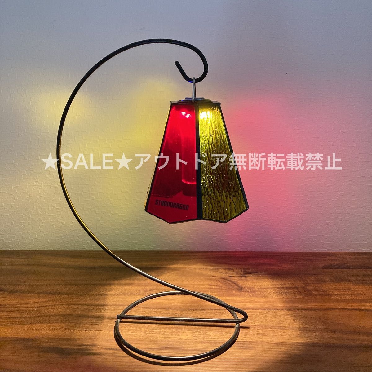 ゴールゼロ ガラスシェード ステンドグラス ランタンシェード goalzero ガラスランタン ステンドガラス LED ③ ゴールゼロ ガラスシェード ステンドグラス ランタンシェード goalzero ガラスランタン ステンドガラス LED ③