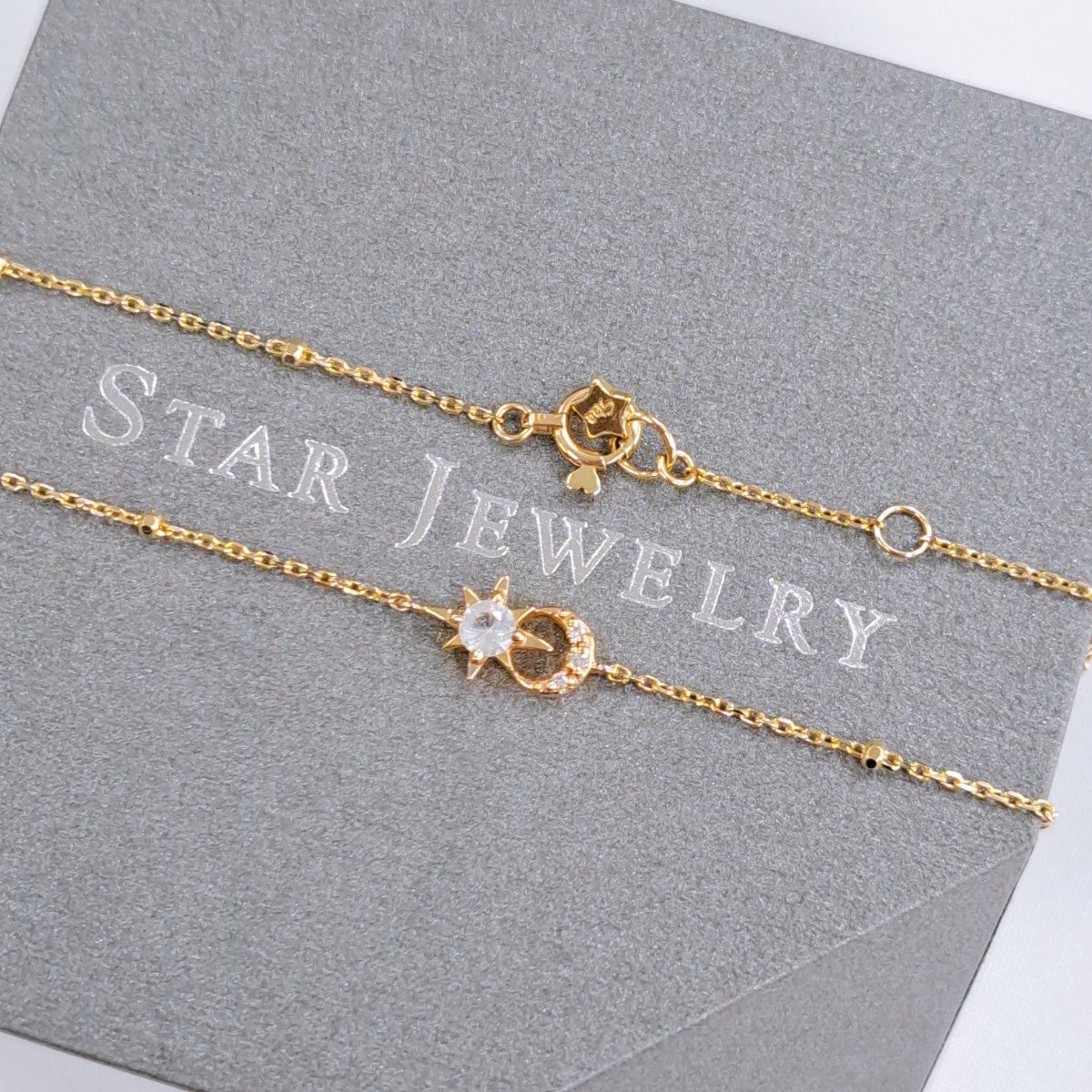 STAR JEWELRY スタージュエリー K10 ブレスレット クロッシング STAR JEWELRY スタージュエリー K10 ブレスレット クロッシング