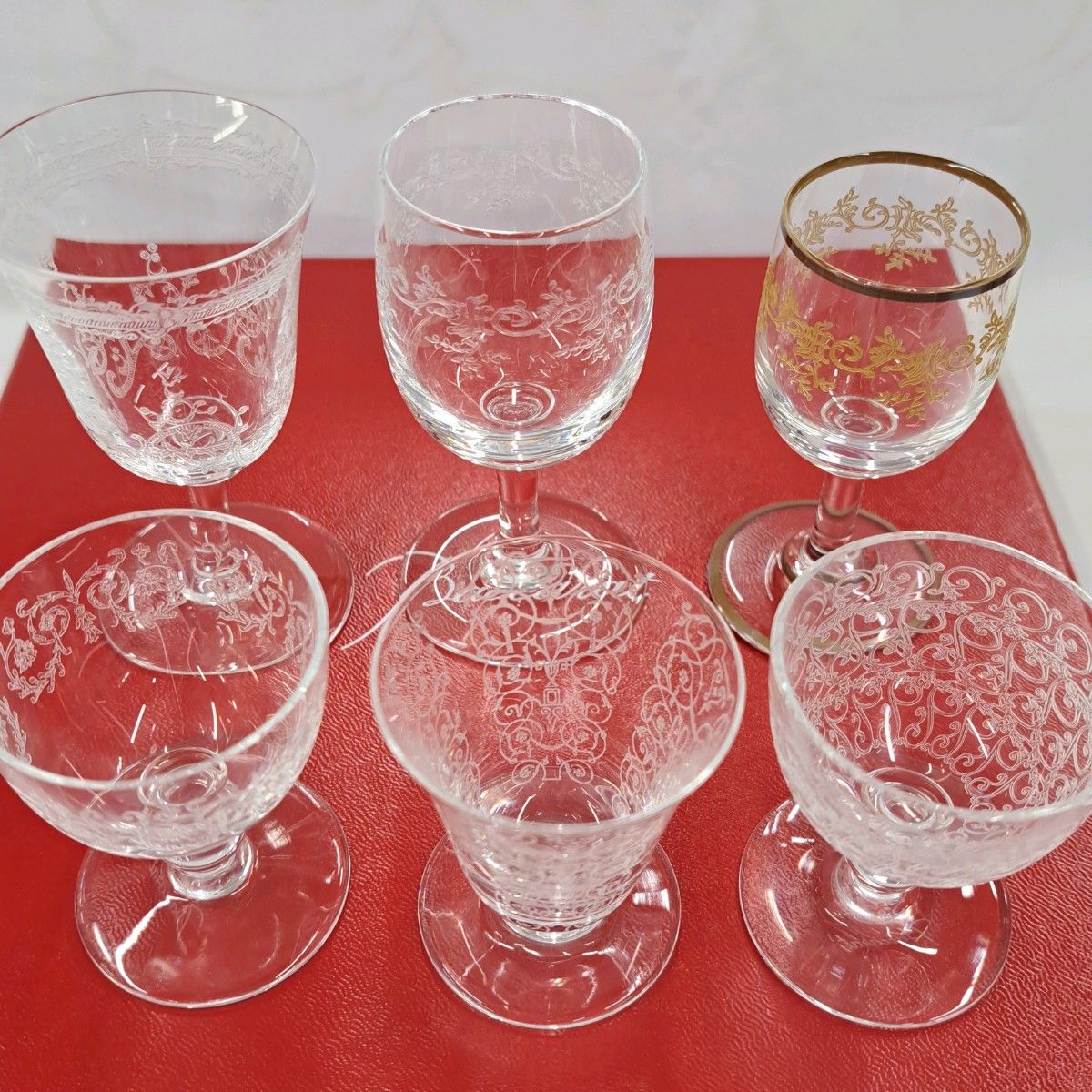 Baccarat バカラ 限定 ミニグラス セット 6客 レア 6ピース Baccarat バカラ 限定 ミニグラス セット 6客 レア 6ピース