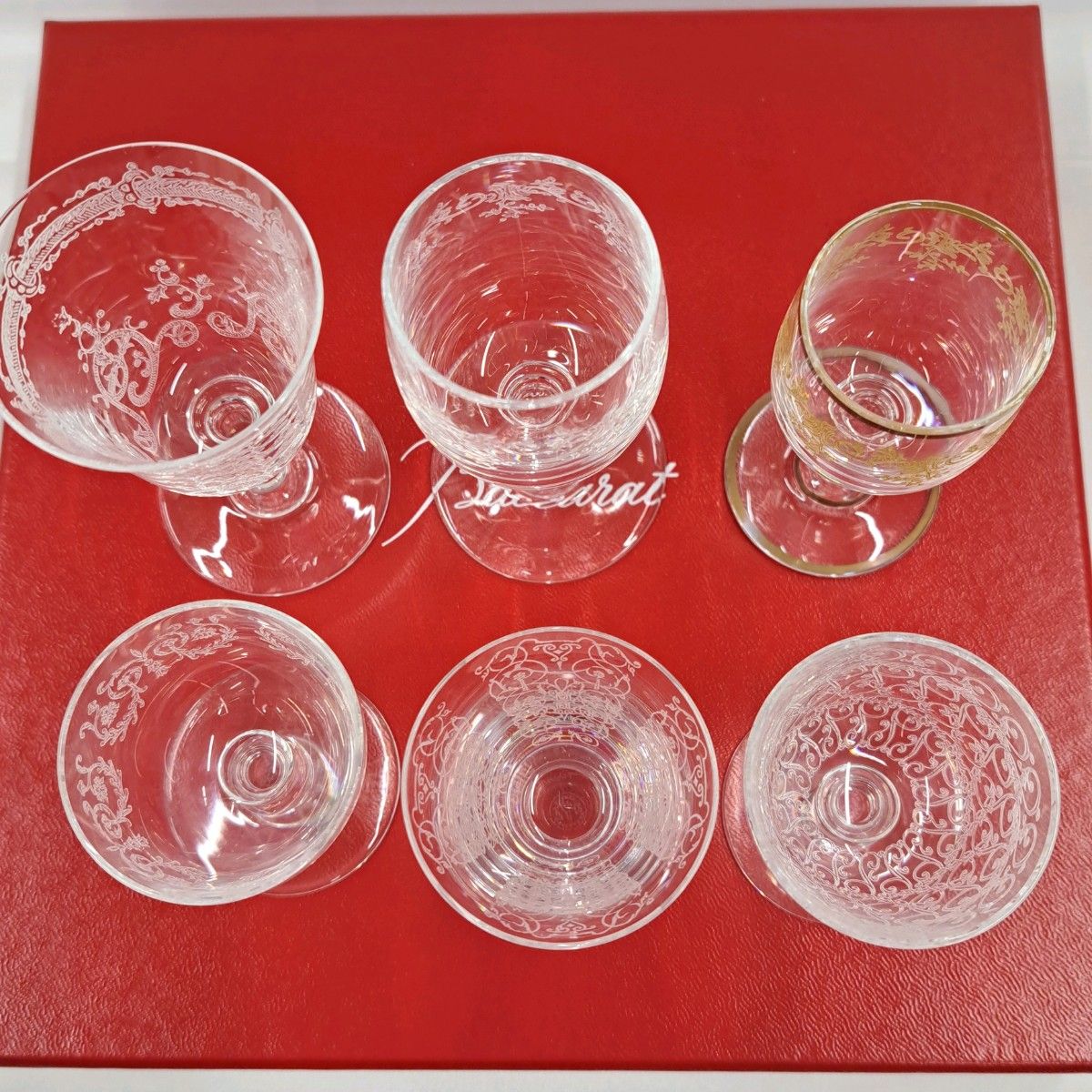 Baccarat バカラ 限定 ミニグラス セット 6客 レア 6ピース Baccarat バカラ 限定 ミニグラス セット 6客 レア 6ピース