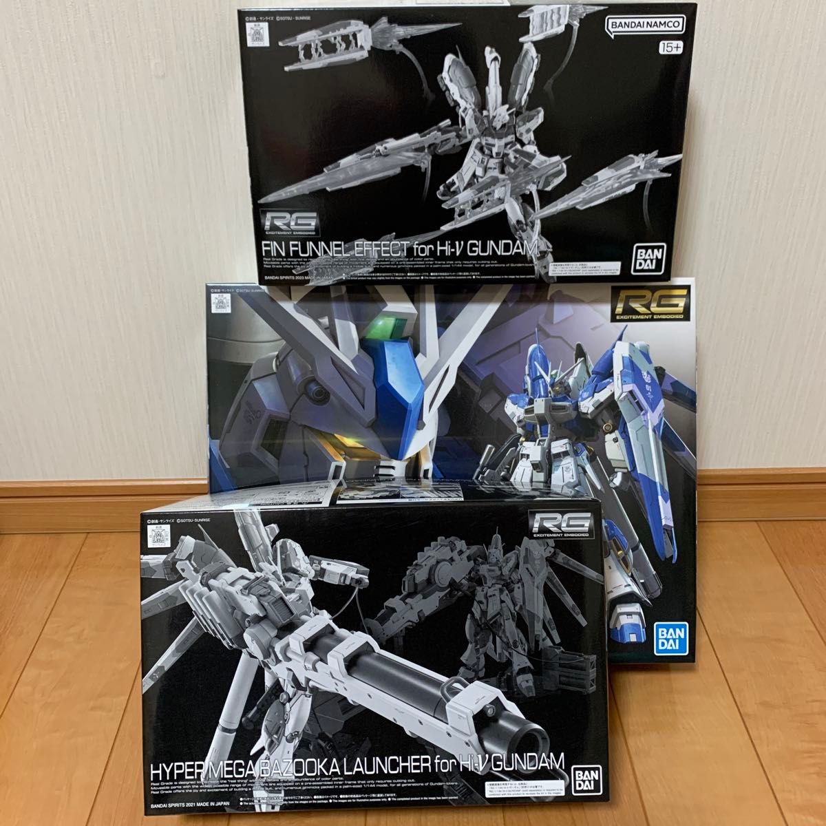 新品/未組立/3点セット/PB限定品】RG Hi-νガンダム+ハイパーメガ 新品/未組立/3点セット/PB限定品】RG Hi-νガンダム+ハイパーメガ