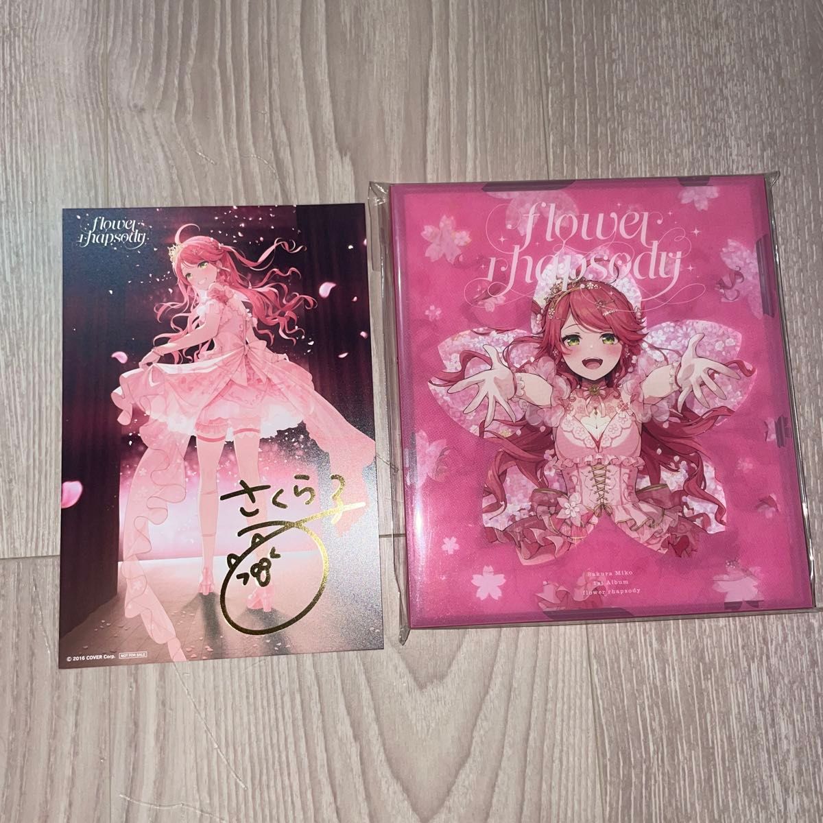 さくらみこ 1st Album flower rhapsody 通常盤 現地 会場物販 さくらみこ 1st Album flower rhapsody 通常盤 現地 会場物販