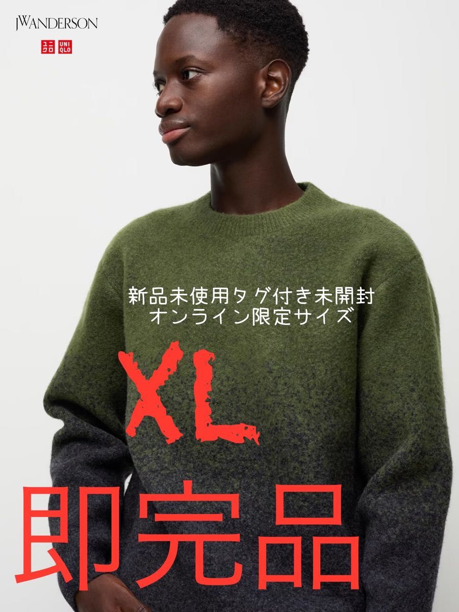UNIQLO and JW ANDERSON スフレヤーングラデーションクルー UNIQLO and JW ANDERSON スフレヤーングラデーションクルー