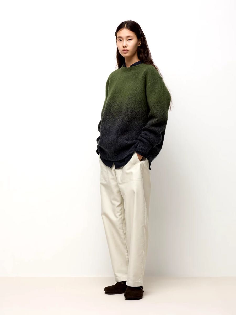 UNIQLO and JW ANDERSON スフレヤーングラデーションクルー UNIQLO and JW ANDERSON スフレヤーングラデーションクルー