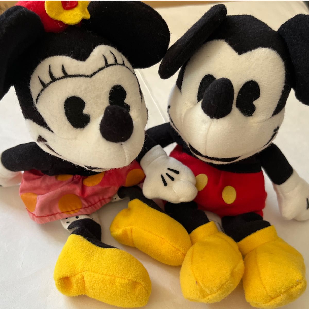 ディズニー ミッキーマウス ミニーマウス ぬいぐるみ レトロな ディズニー ミッキーマウス ミニーマウス ぬいぐるみ レトロな