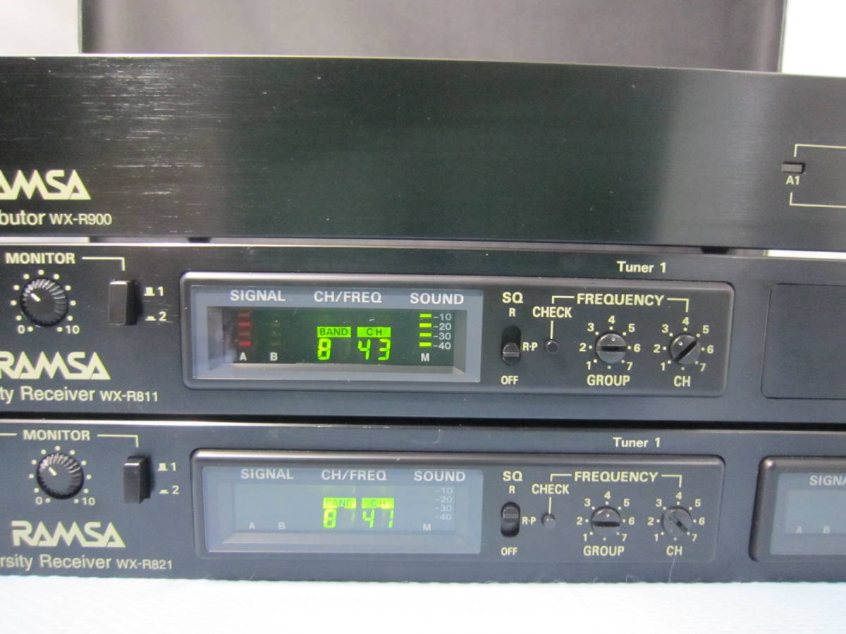 パナソニック Panasonic ダイバシティワイヤレス受信機 WX-R821*1台 WX