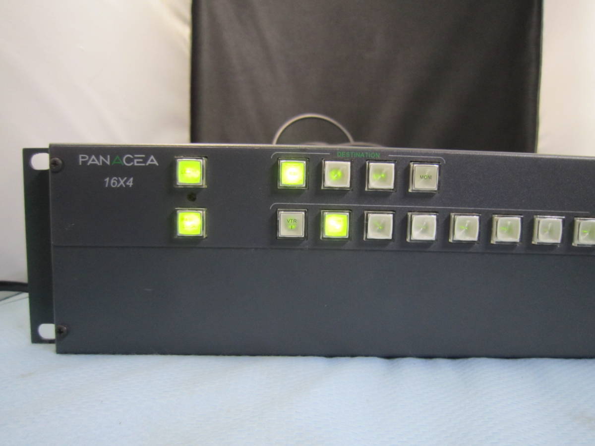 LEITCH PANACEA 16X4ビデオルーター電源コントロール装置 P-16X4V/P-16X4A2_画像1