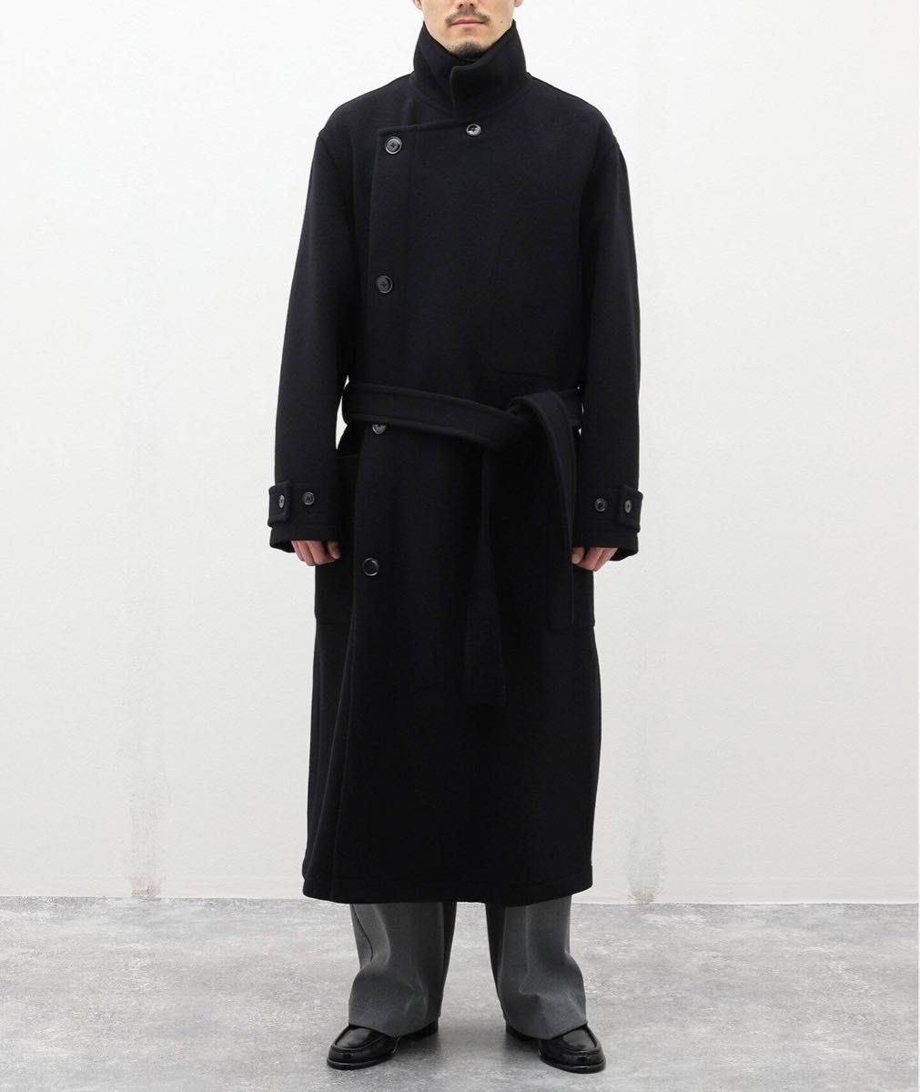 LEMAIRE 22AW wrap belted ウール コート 有名人多数着用 ユニ LEMAIRE 22AW wrap belted ウール コート 有名人多数着用 ユニ