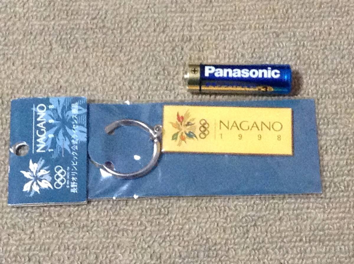 NAGANO 1998 冬季長野オリンピック 未使用キーホルダー 公式 NAGANO 1998 冬季長野オリンピック 未使用キーホルダー 公式