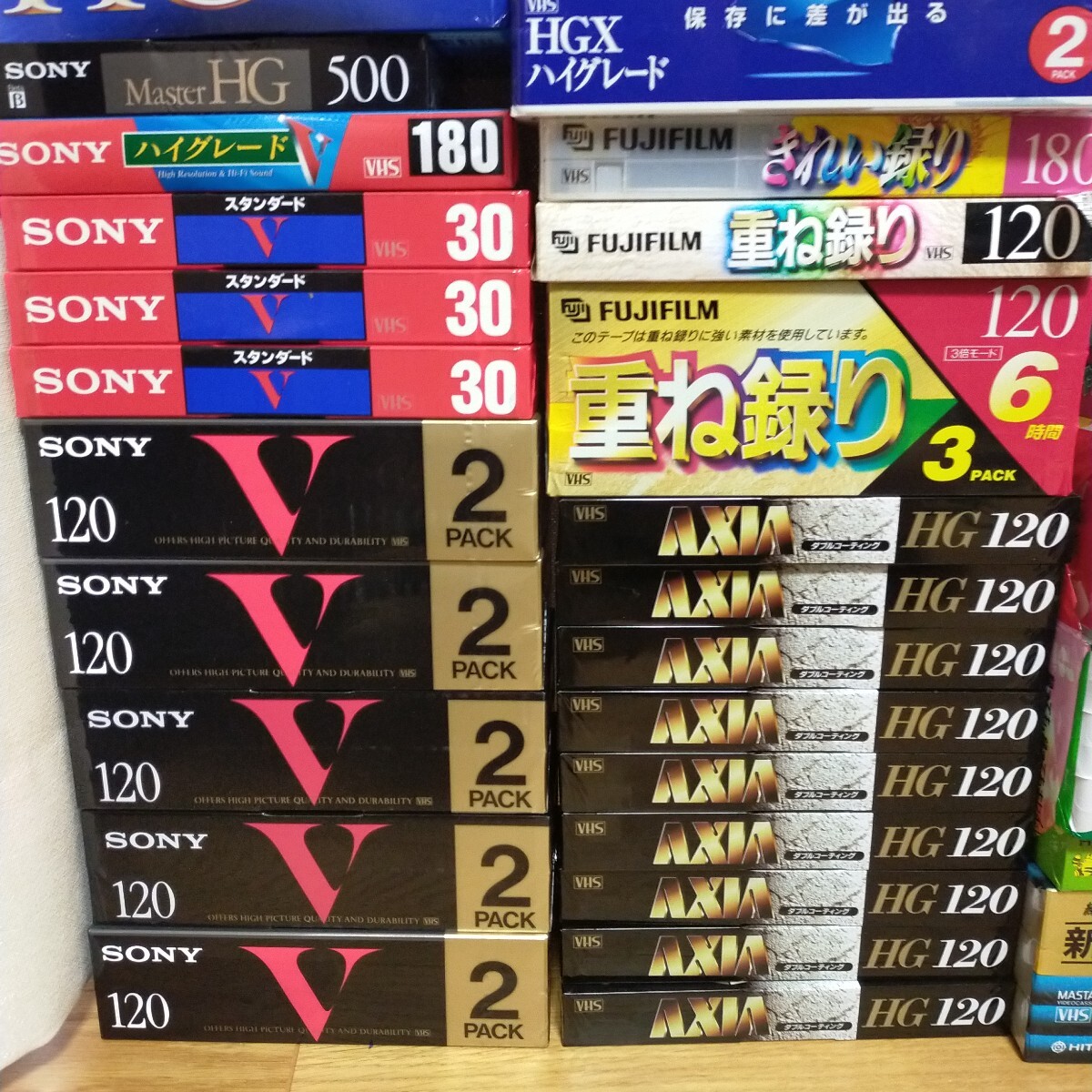 ビデオテープ VHS ビデオ ビデオカセット TDK SONY maxell AXIA ビデオテープ VHS ビデオ ビデオカセット TDK SONY maxell AXIA