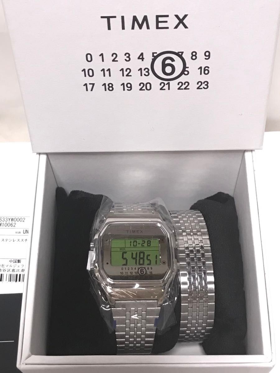新品 限定別注 MM6 × TIMEX T80 メゾンマルジェラ タイメックス 新品 限定別注 MM6 × TIMEX T80 メゾンマルジェラ タイメックス