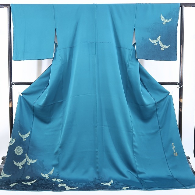 tomihisa 新品 斉藤三才 落款 着物“三才の飛翔…ひと度纏えば世界 tomihisa 新品 斉藤三才 落款 着物“三才の飛翔…ひと度纏えば世界