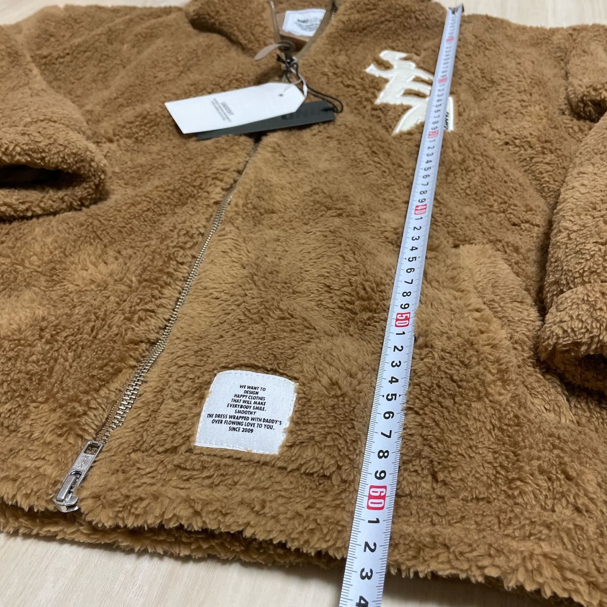 新品WIND AND SEA×SMOOSHYコラボくま耳ボアパーカー150160 新品WIND AND SEA×SMOOSHYコラボくま耳ボアパーカー150160