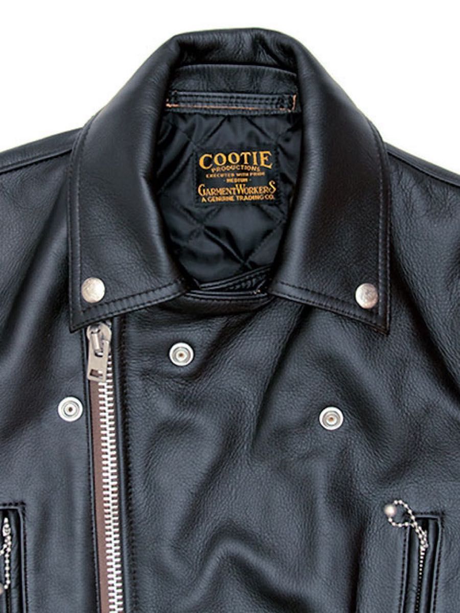 美品 COOTIE 3rd St Leather Jacket ライダースジャケット 美品 COOTIE 3rd St Leather Jacket ライダースジャケット