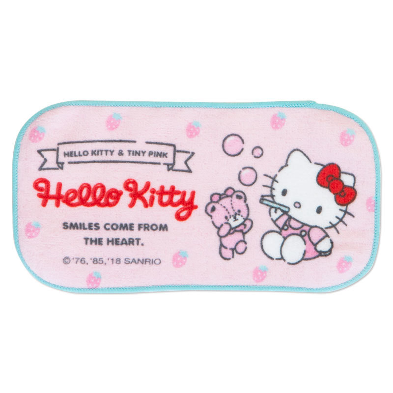 * стоимость доставки 84 иен * Sanrio * Hello Kitty половина маленький полотенце 2 шт. комплект * клубника 