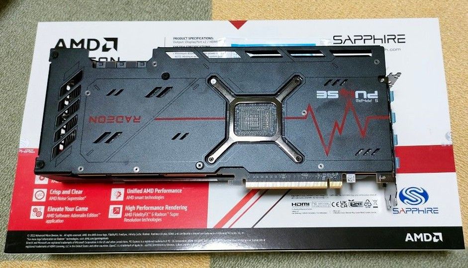 SAPPHIRE PULSE Radeon RX 7900 XTX GAMING OC 24GB GDDR6 SAPPHIRE PULSE Radeon RX 7900 XTX GAMING OC 24GB GDDR6