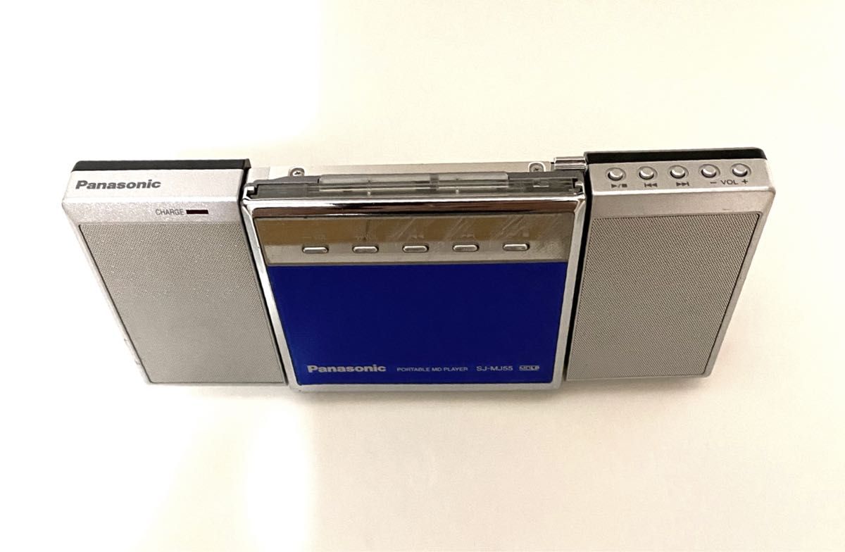 Panasonic SJ-MJ55 ポータブル MDプレーヤー スピーカー付き Panasonic SJ-MJ55 ポータブル MDプレーヤー スピーカー付き