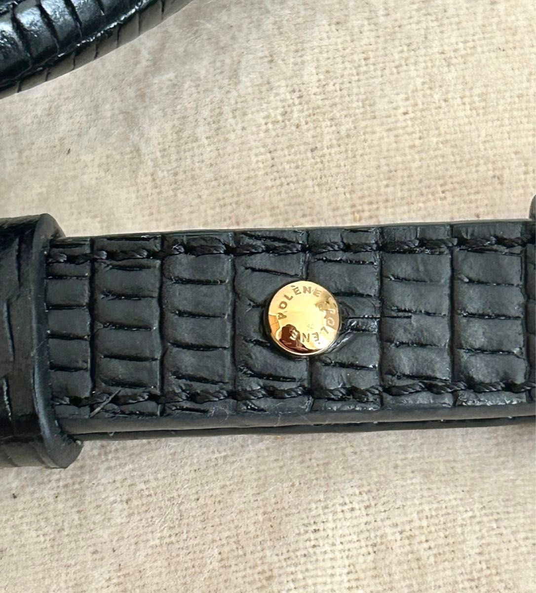 正規品極美品 Polene Numero Un Nano ブラックリザード 正規品極美品 Polene Numero Un Nano ブラックリザード