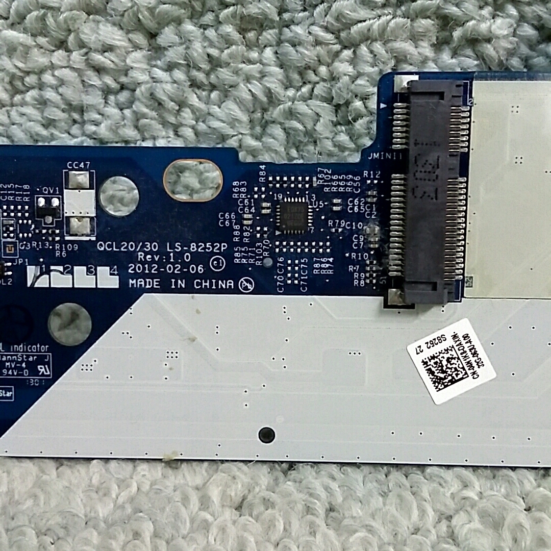 岐阜 即日 送料188円 ★ DELL Vostro 3560 等用 右USB、LAN等基盤 04N1K8 LS-8252P 複数あり ★ 動作保証 USB028_画像3