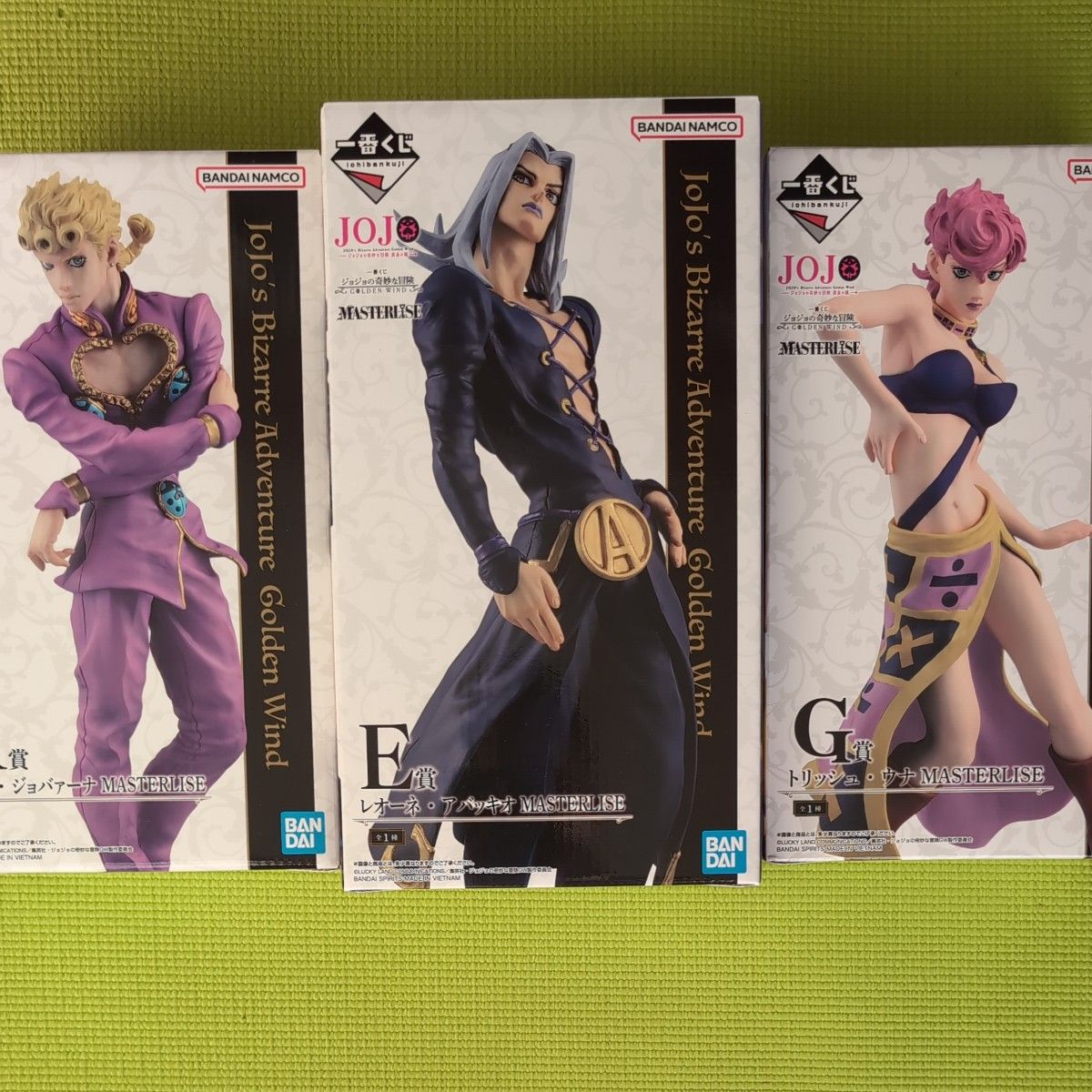 一番くじ ジョジョの奇妙な冒険 GOLDEN WIND」の全ラインナップ 一番くじ ジョジョの奇妙な冒険 GOLDEN WIND」の全ラインナップ