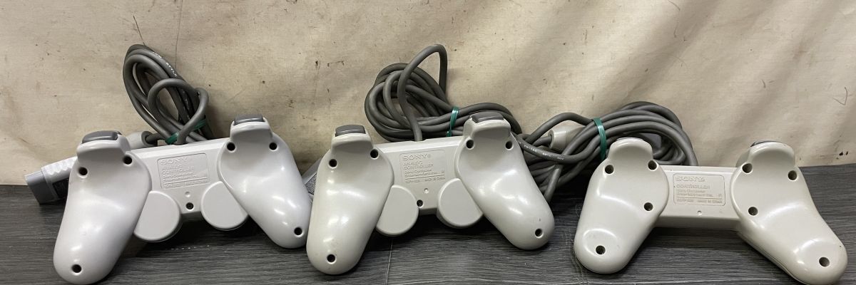JJ750 SONY Sony [PlayStation контроллер 3 пункт SCPH-1080, SCPH-1200 2 пункт ] PS1 PlayStation 1 совместно комплект рабочее состояние подтверждено /80