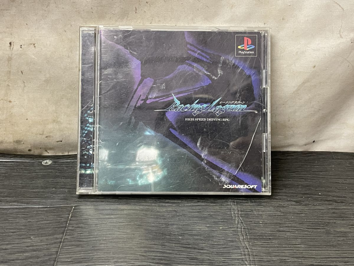 II733 PS1 ソフト [レーシングラグーン 帯付] プレステ1 ゲーム 趣味 コレクション/60