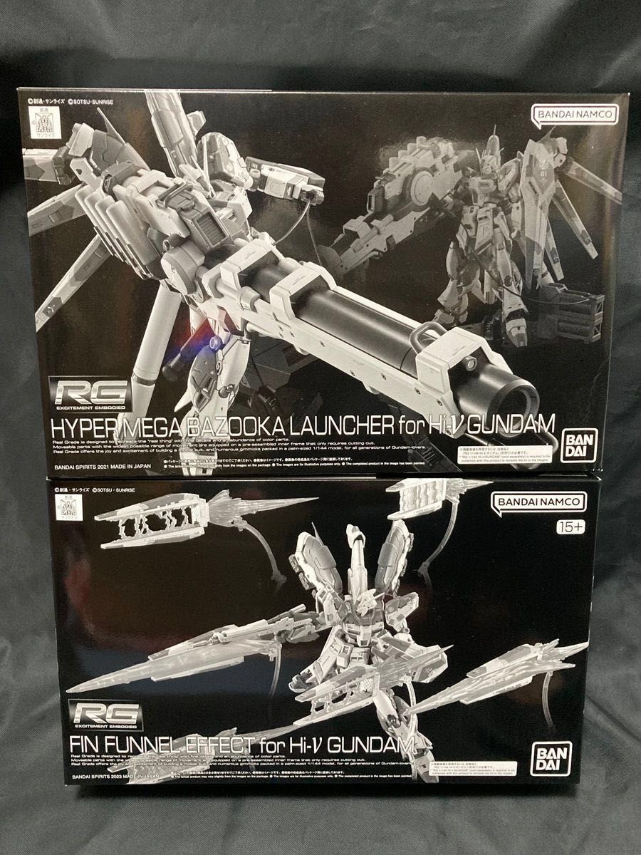 RG Hi-νガンダム+オプションセット RG Hi-νガンダムチタニウムフィニッシュ+オプションセット