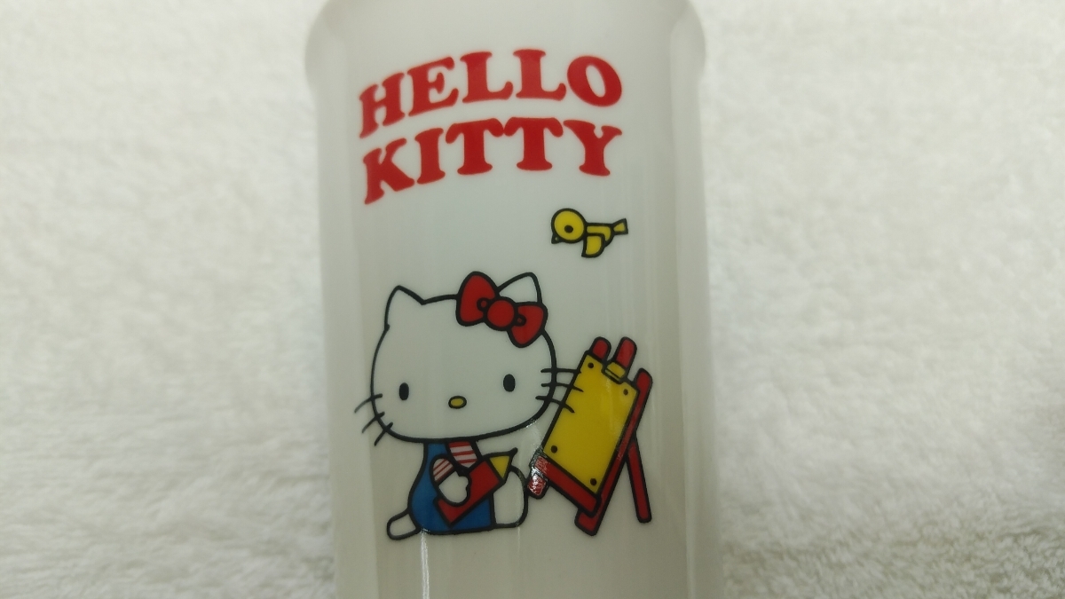 ★☆ローソン❤可愛い　ハローキティ　コップ　陶磁器　ホワイト　１個★新品未使用★送料510円_画像5