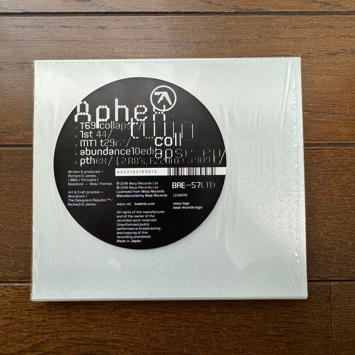 Aphex Twin Collapse EP CD 初回限定盤 特典ステッカー|Yahoo Aphex Twin Collapse EP CD 初回限定盤 特典ステッカー|Yahoo