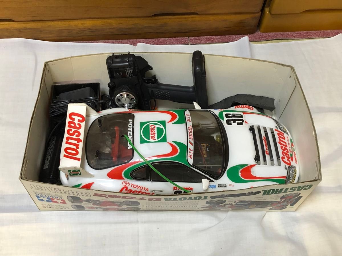 TAMIYA タミヤ 1/10電動RC4WDレーシングカー カストロールトヨタ TAMIYA タミヤ 1/10電動RC4WDレーシングカー カストロールトヨタ