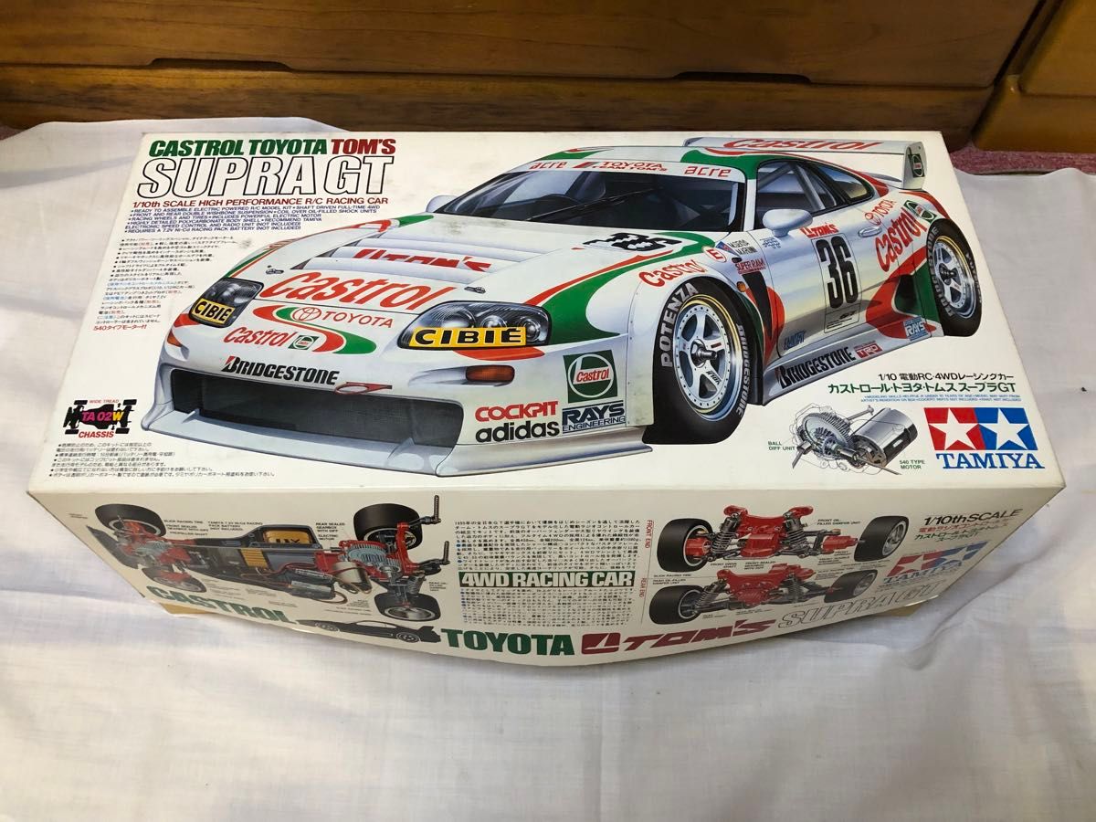 TAMIYA タミヤ 1/10電動RC4WDレーシングカー カストロールトヨタ TAMIYA タミヤ 1/10電動RC4WDレーシングカー カストロールトヨタ