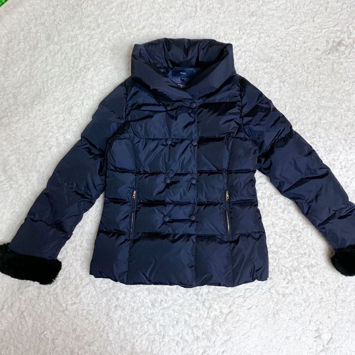 SHIPS LIMONTA コラボ ダウンジャケット 36 シップス リモンタ SHIPS LIMONTA コラボ ダウンジャケット 36 シップス リモンタ