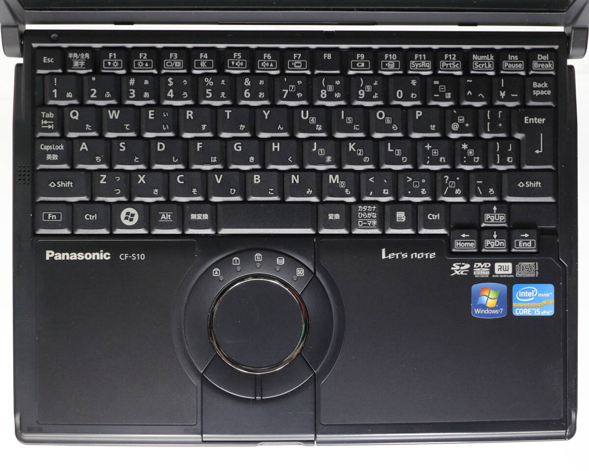 Panasonic Let*s note S10( black ) CF-S10EYBDR/Core i5-2540M/8GB memory /HDD320GB/DVD/12.1TFT/Windows7 Professional 64bit #1005