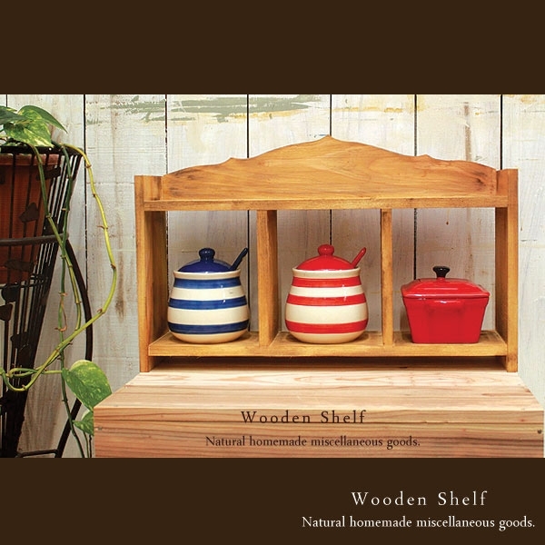 [ free shipping ] hand made antique manner kitchen shelf wooden shelves natural 