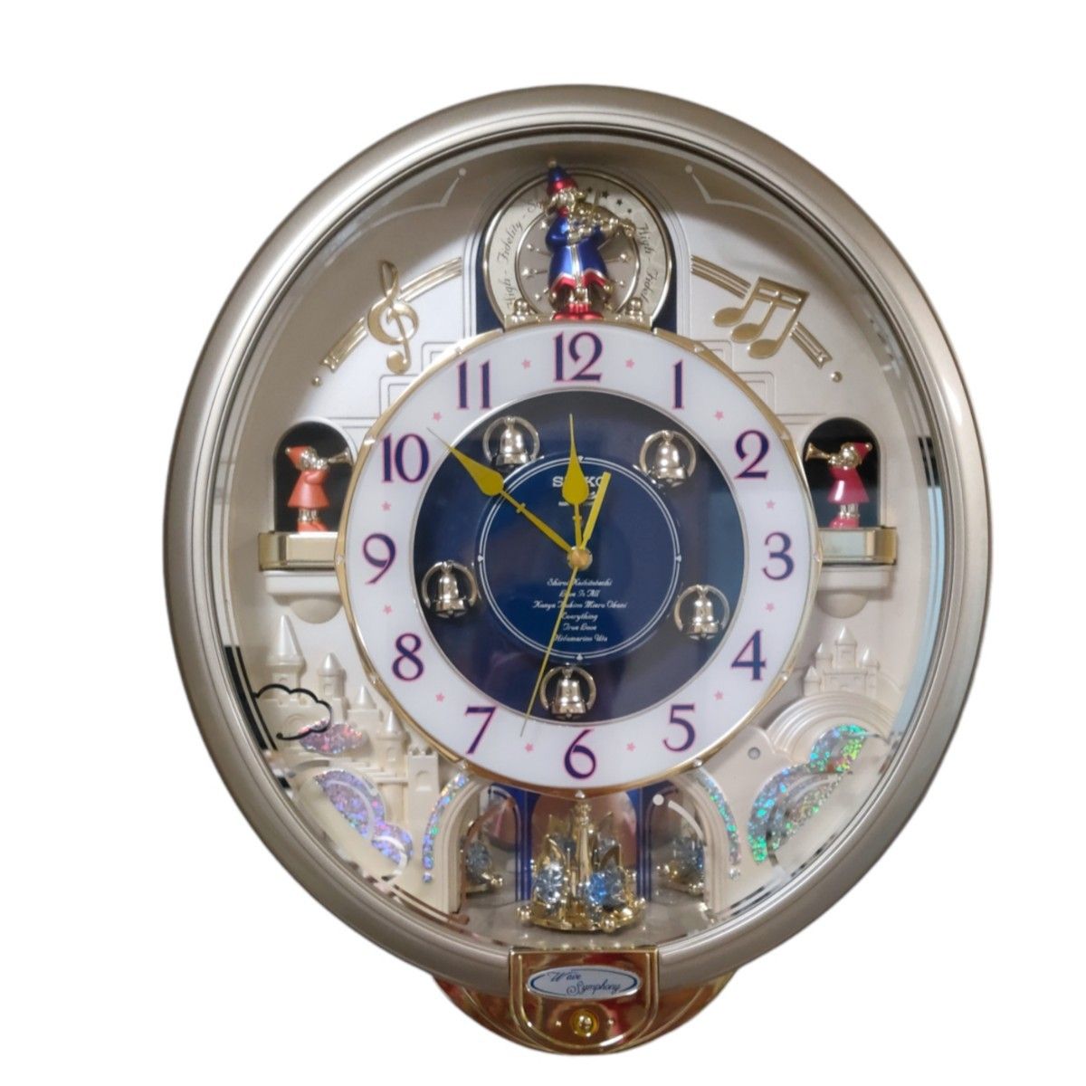 訳あり 動作品 SEIKO セイコー ウェーブシンフォニー 壁掛け時計 訳あり 動作品 SEIKO セイコー ウェーブシンフォニー 壁掛け時計