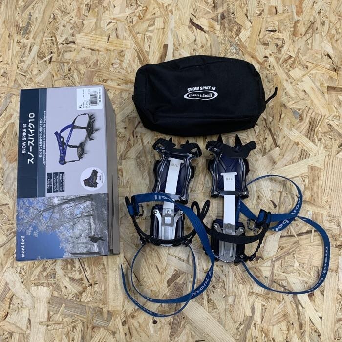 mont-bell モンベル スノースパイク 10 M/L 登山 トレッキング 軽アイゼン アイゼン 雪山 冬登山 クライミング mc01069388