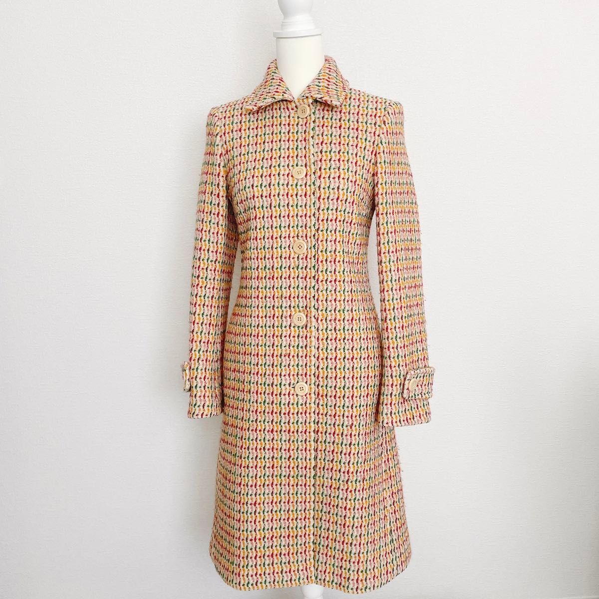 MaxMara WEEKENDマックスマーラ ツイード マルチカラー ロング MaxMara WEEKENDマックスマーラ ツイード マルチカラー ロング