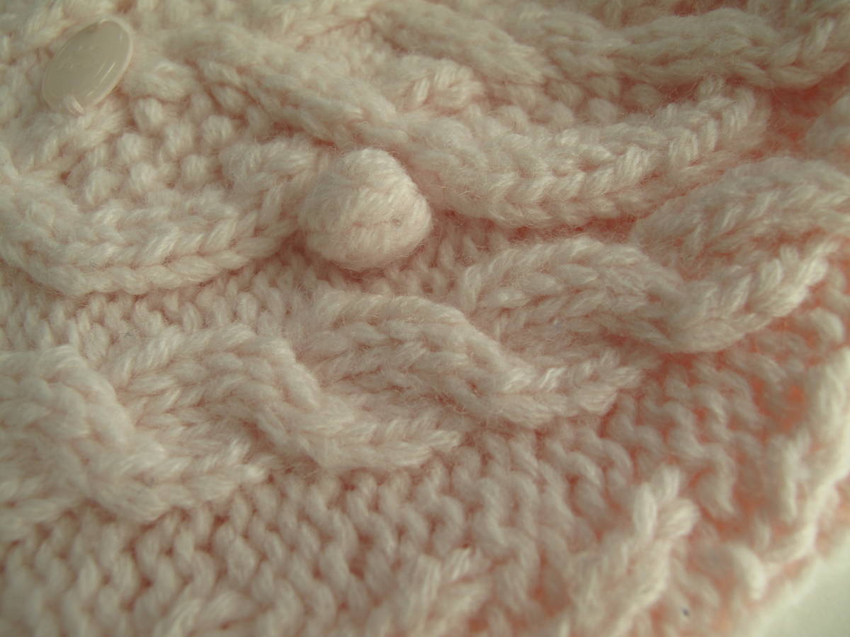 ** beautiful goods for baby knitted cap baby pink color 