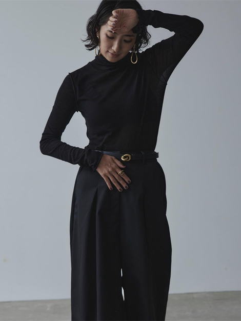 Nala ナラ 23AW完売 High Waist Wide Pants ハイウエストワイド Nala ナラ 23AW完売 High Waist Wide Pants ハイウエストワイド