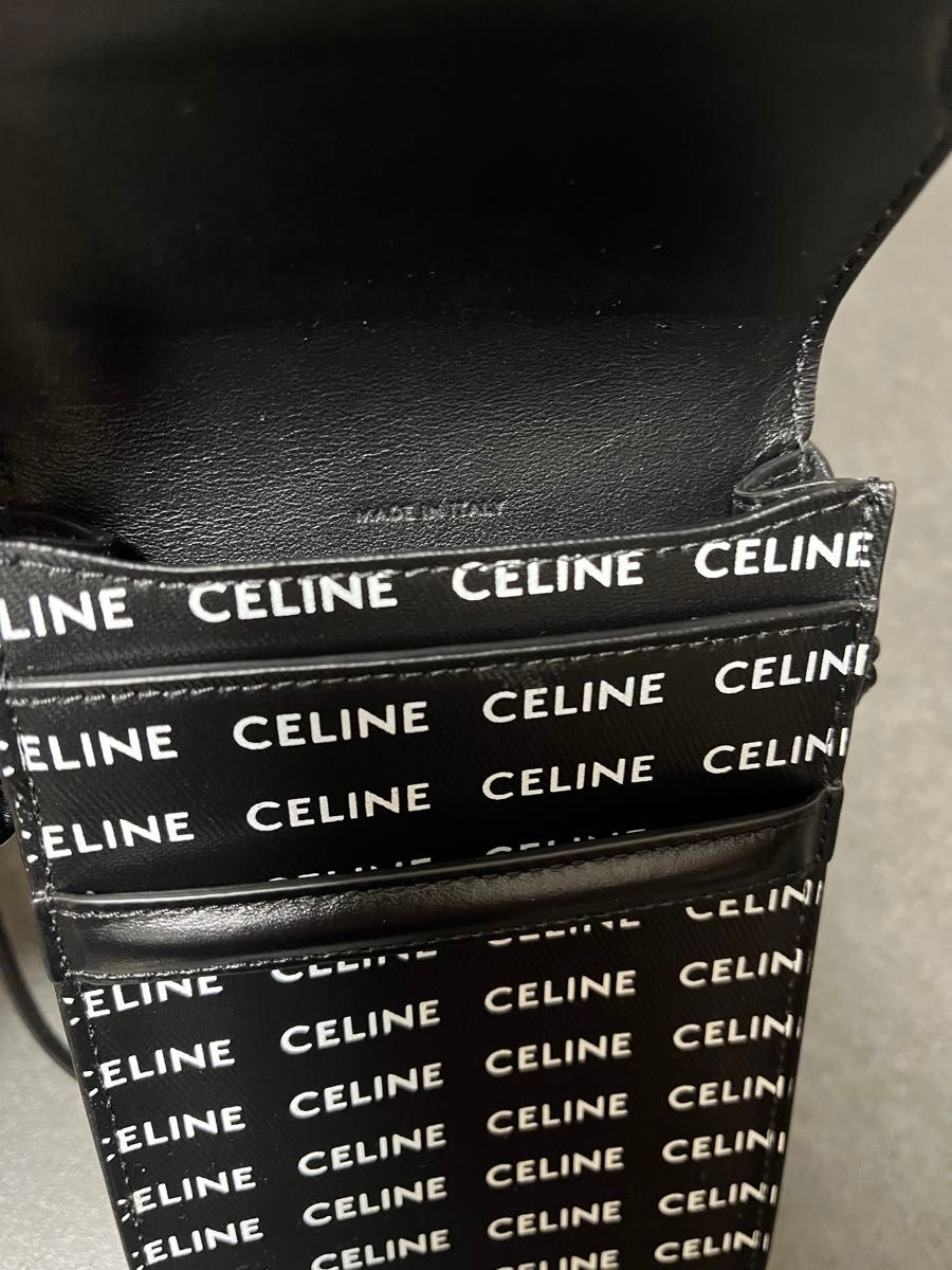 美品】CELINE セリーヌ フォンホルダー ショルダーバッグ 2way 美品】CELINE セリーヌ フォンホルダー ショルダーバッグ 2way