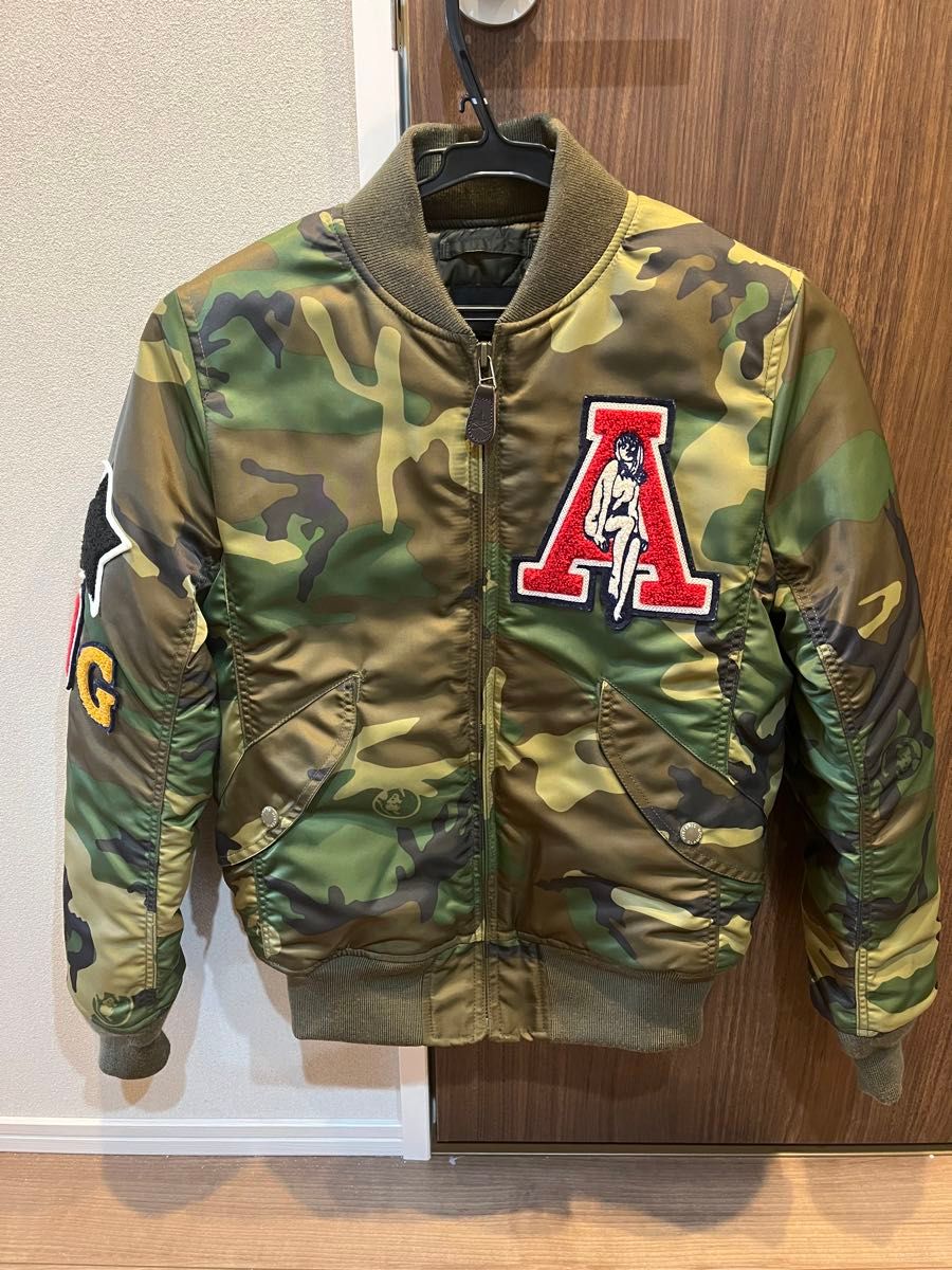 超名作 ヒステリックグラマー 高級AUSTINロゴパッチ刺繍迷彩柄 超名作 ヒステリックグラマー 高級AUSTINロゴパッチ刺繍迷彩柄