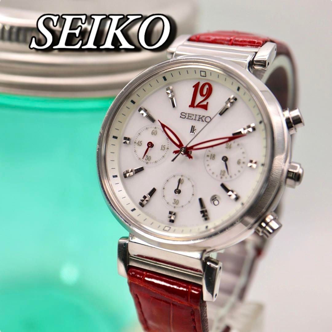 SEIKO ルキア クロノグラフ デイト レディース腕時計 1054 SEIKO ルキア クロノグラフ デイト レディース腕時計 1054