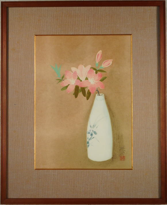 北沢映月　花瓶の花