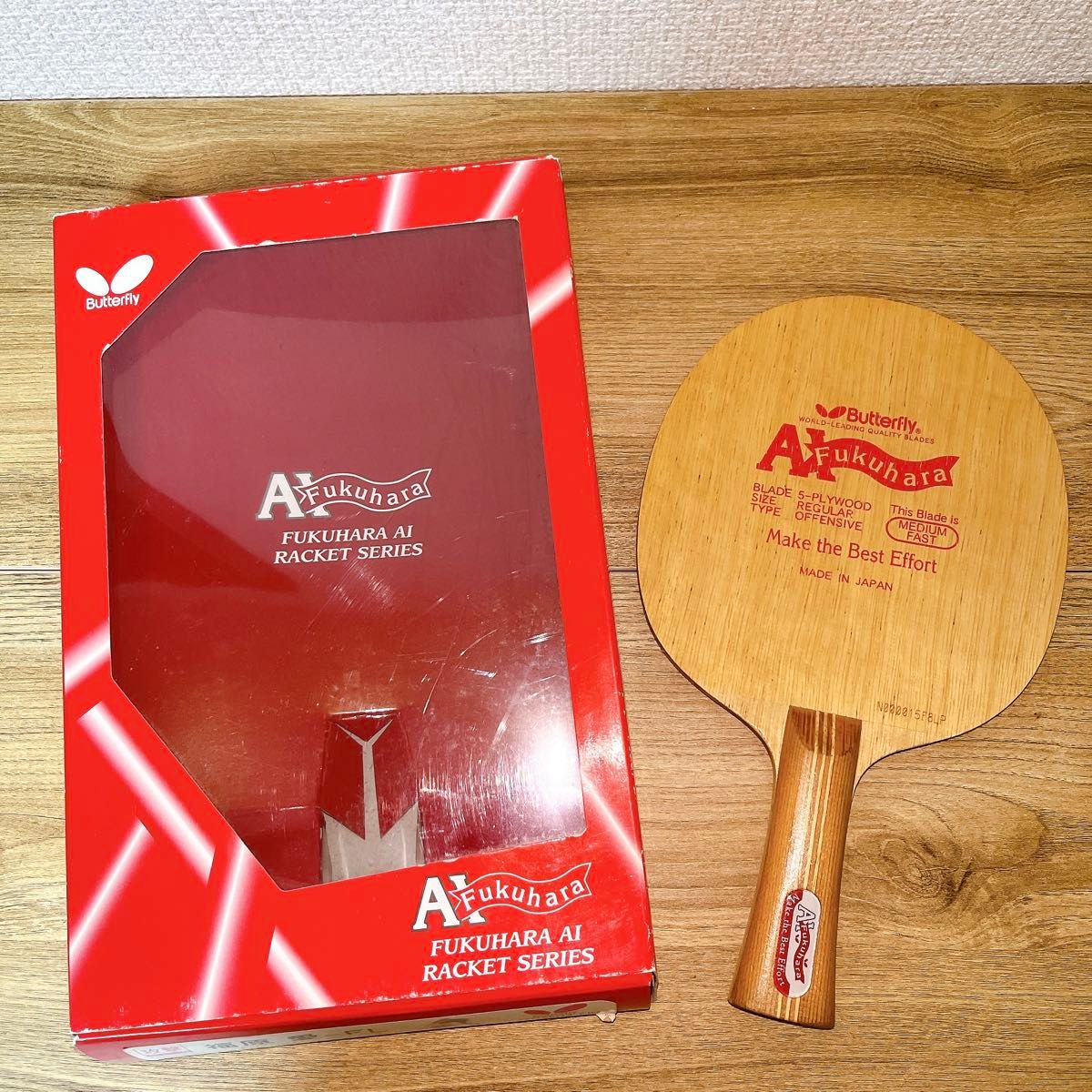 廃盤品】Butterfly バタフライ 福原愛 卓球ラケット FL|Yahoo 廃盤品】Butterfly バタフライ 福原愛 卓球ラケット FL|Yahoo