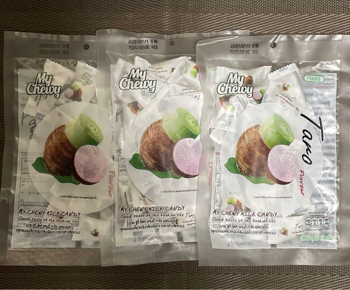 マイチューイ My Chewy タイ ソフトキャンディ タロイモ 3個 マイチューイ My Chewy タイ ソフトキャンディ タロイモ 3個