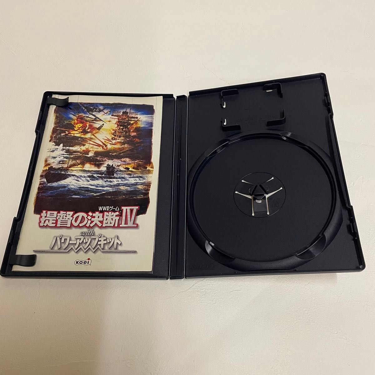ps2 提督の決断4 パワーアップキット ケース・表紙・説明書のみ ps2 提督の決断4 パワーアップキット ケース・表紙・説明書のみ