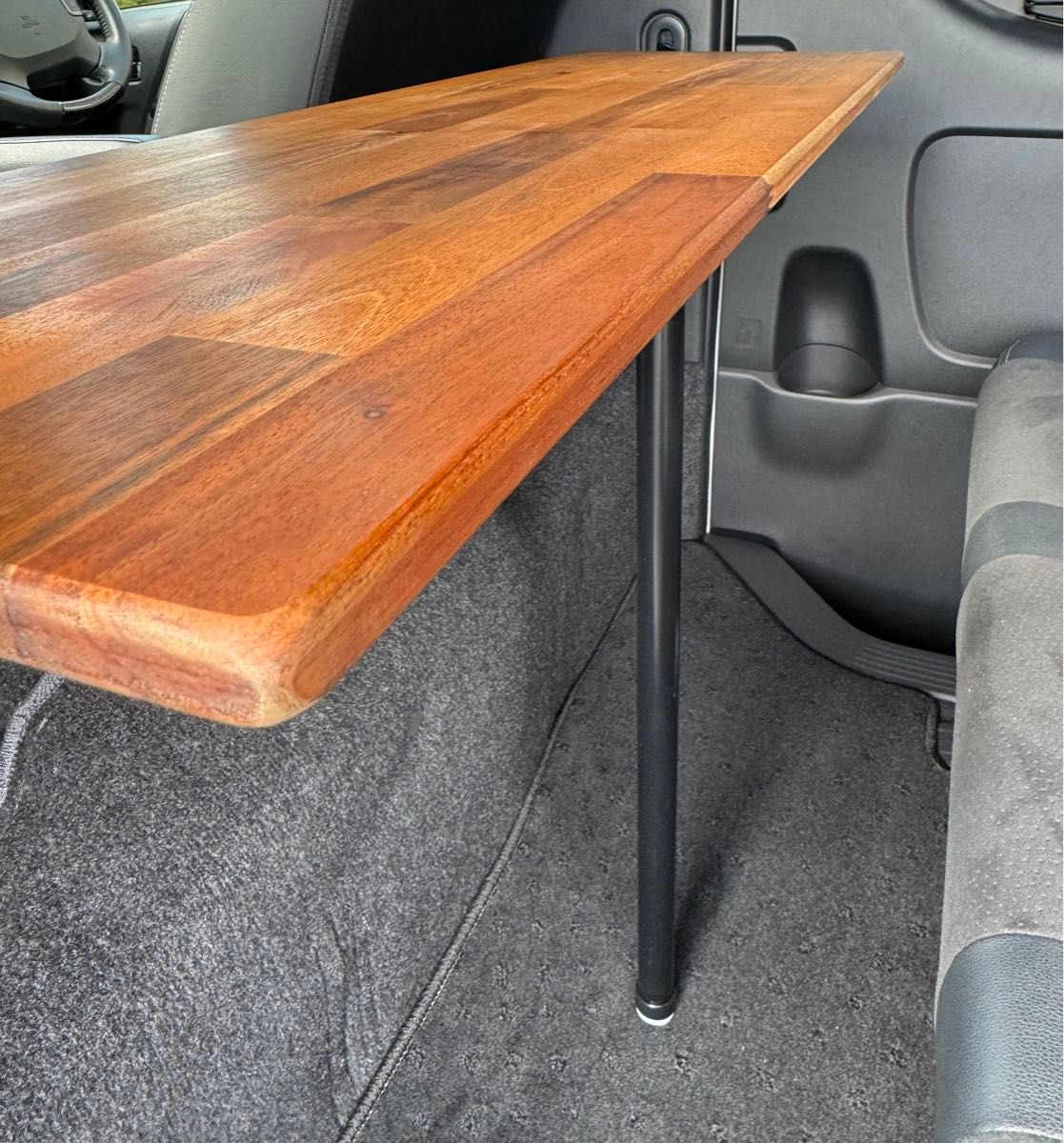 ハイエース セカンドテーブル アカシア材 キャンプ 車中泊 釣り ハイエース セカンドテーブル アカシア材 キャンプ 車中泊 釣り