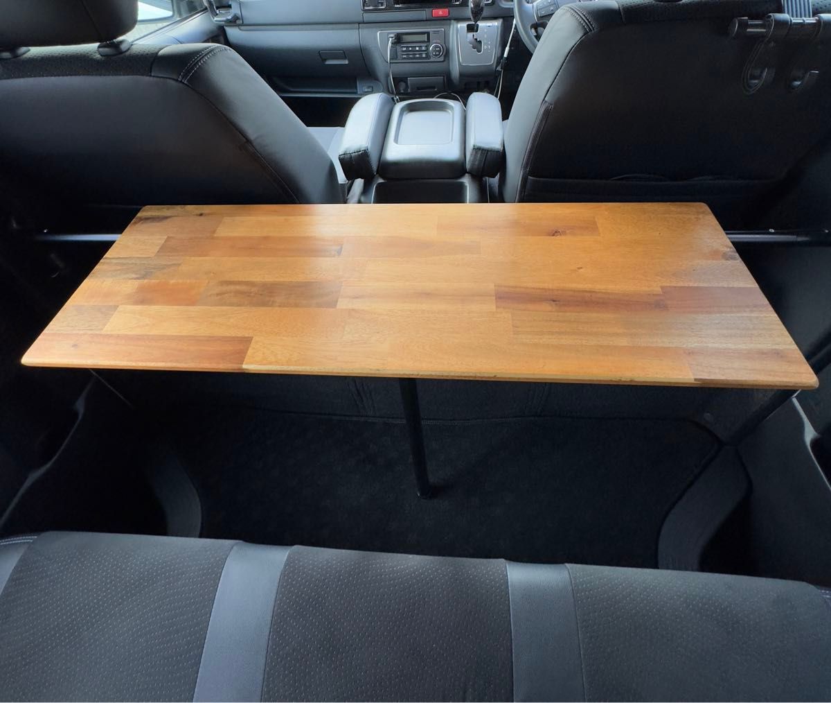 ハイエース セカンドテーブル アカシア材 キャンプ 車中泊 釣り ハイエース セカンドテーブル アカシア材 キャンプ 車中泊 釣り